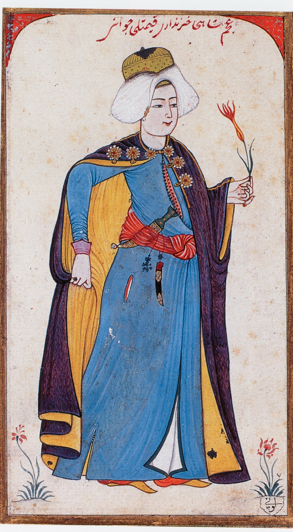 Tulip Blog Ottoman Empire Turkish Holding Tulip