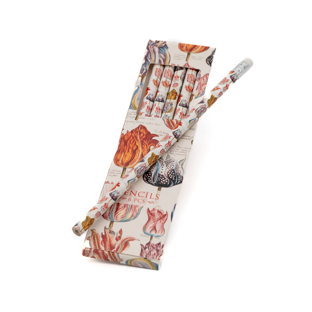 HB Pencils Vintage Tulip Print (6 pcs)