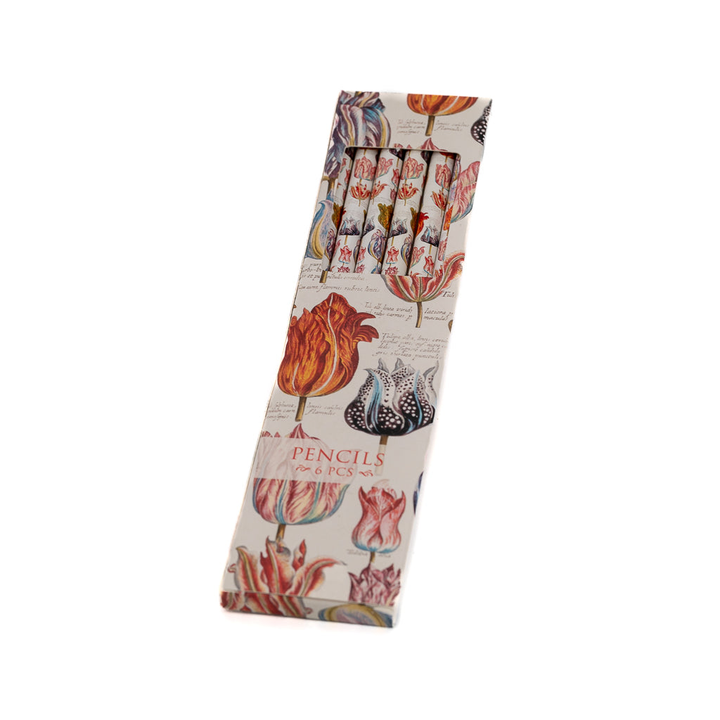 HB Pencils Vintage Tulip Print (6 pcs)