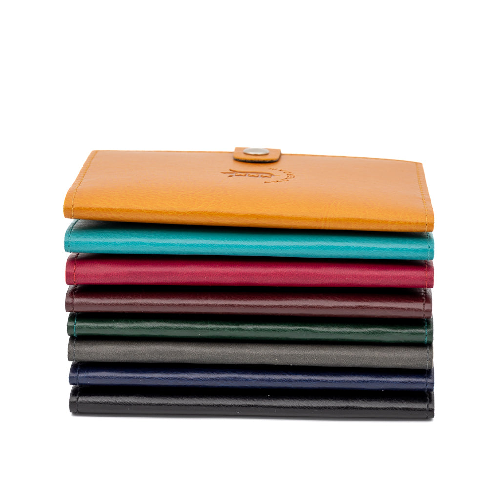 Passport holder with ATM logo