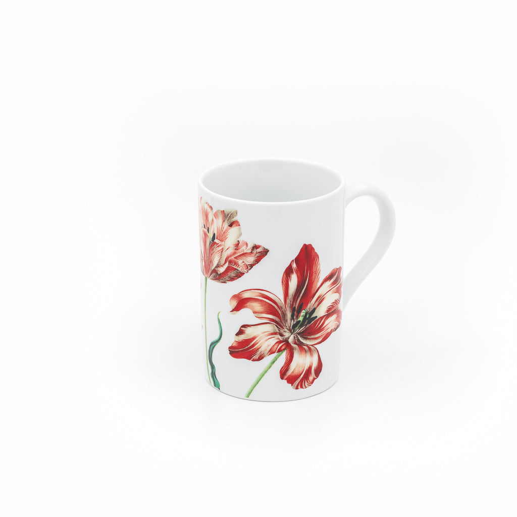Coffee mug with tulip print