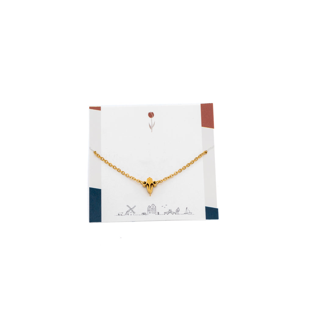 Bracelet gold with Tulip