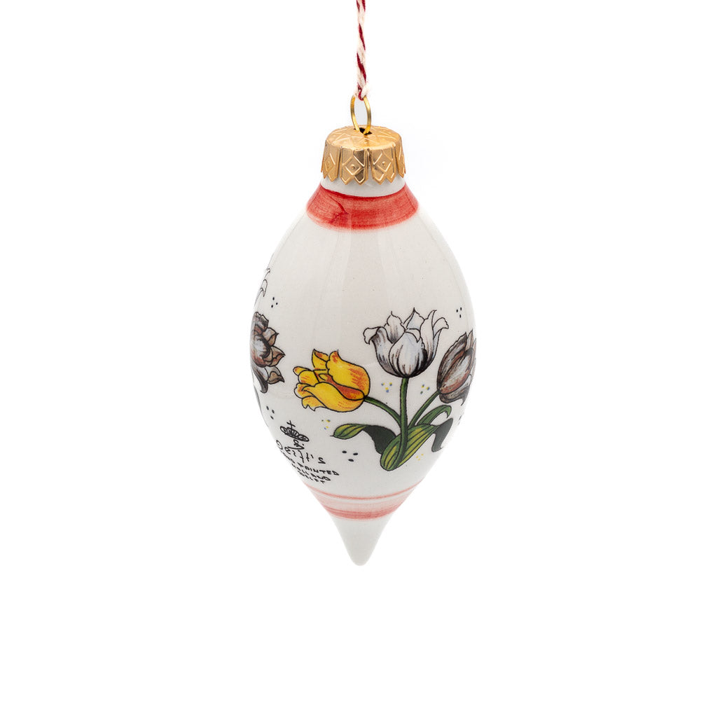 Ornament with Classic Tulips