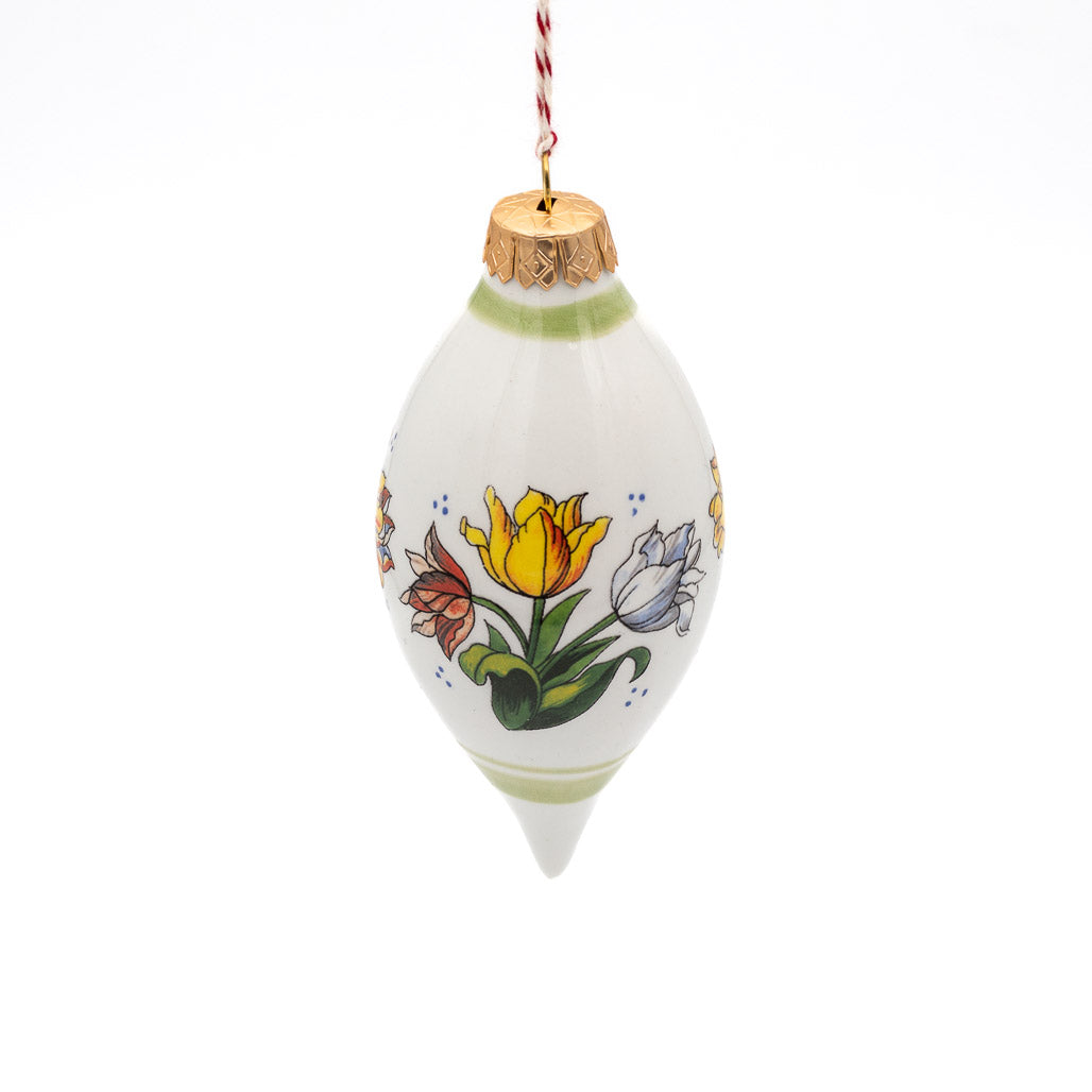 Ornament with Classic Tulips
