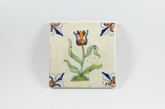 Amsterdam Tulip Museum Single Tulip Old Dutch Ceramic Tile