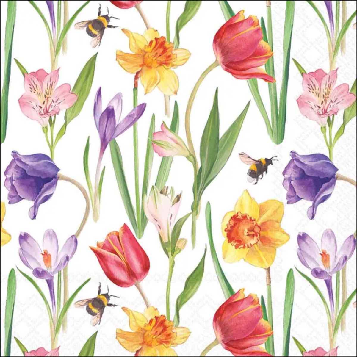 Napkins Ambiente Flowers in Spring