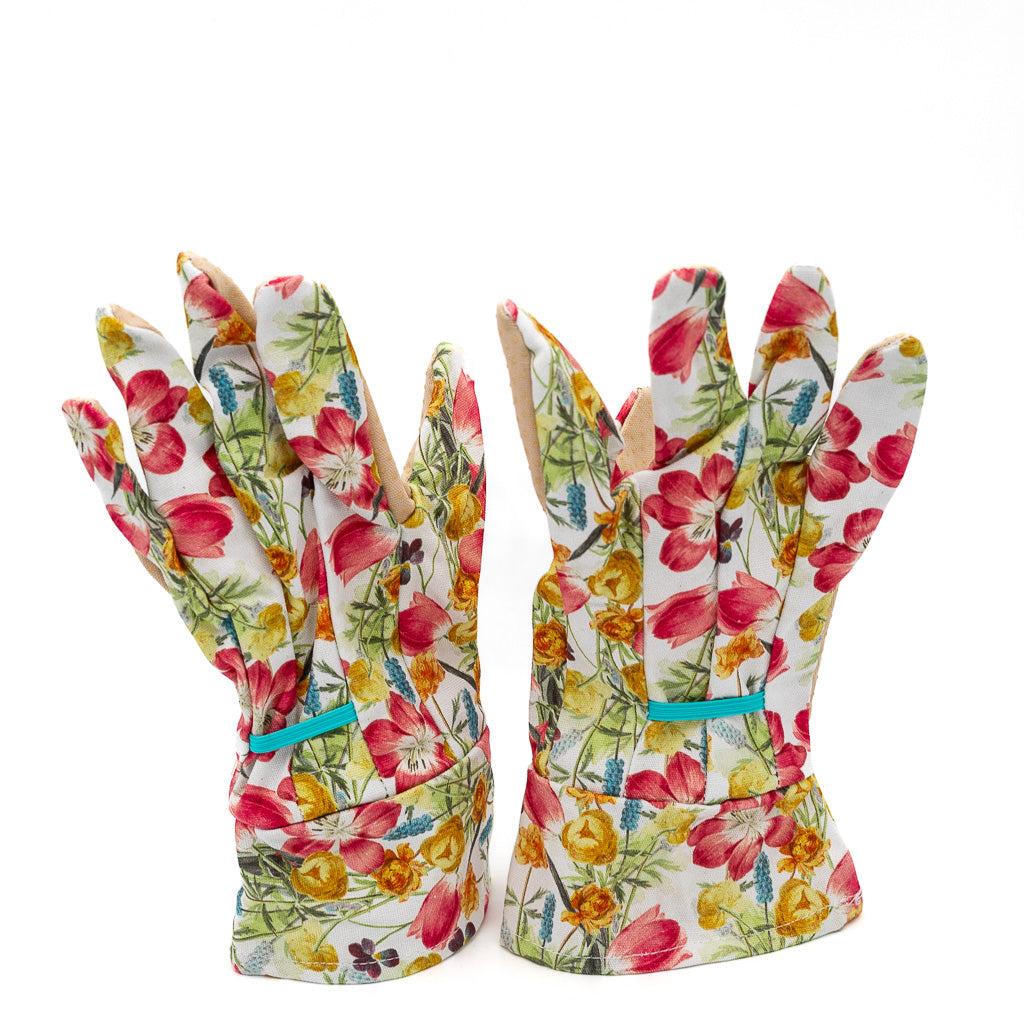 Garden Gloves with Flower Print