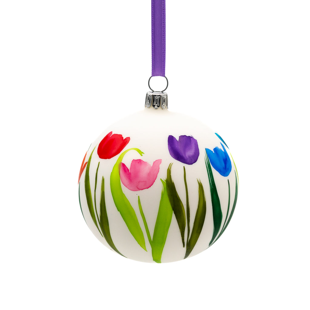 Ornament with Tulip Design