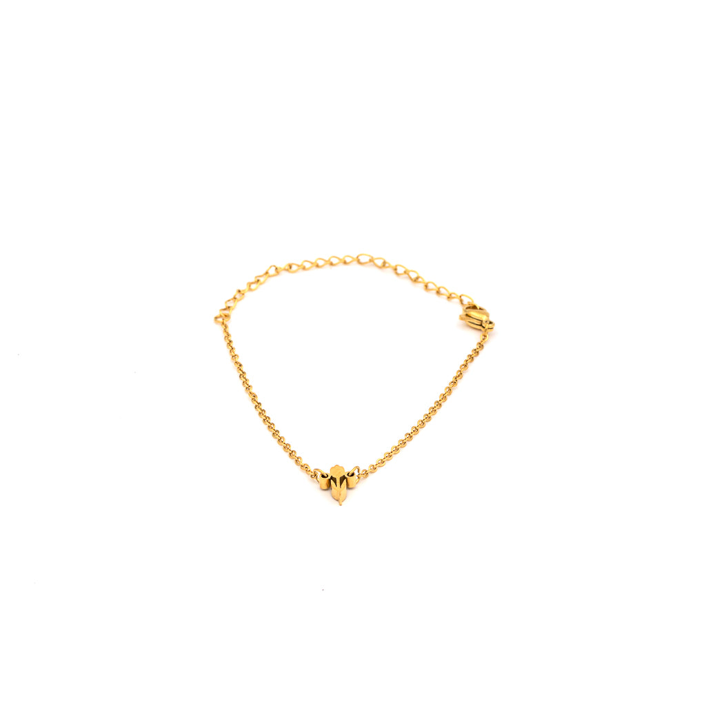 Bracelet gold with Tulip