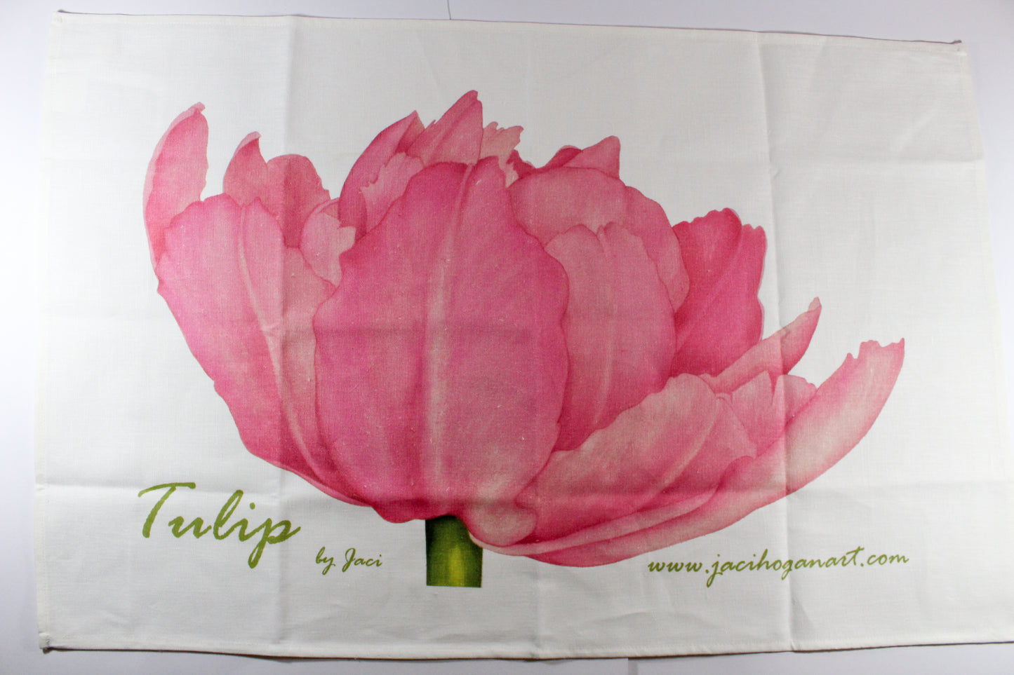 Amsterdam Tulip Museum Pink Blast Tulip Jaci Hogan Tulip Tea Towel