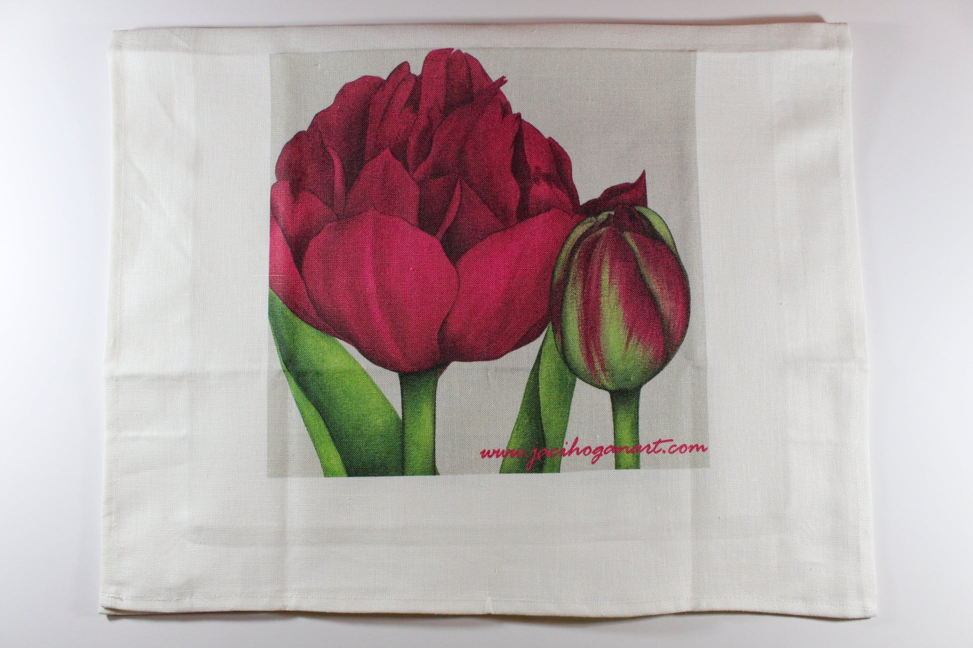 Amsterdam Tulip Museum Red Tom Tulip Jaci Hogan Tulip Tea Towel