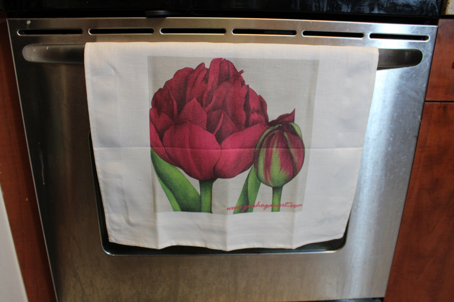 Amsterdam Tulip Museum Red Tom Tulip Jaci Hogan Tulip Tea Towel